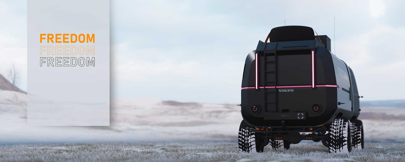 volvo，Volvo car，BLENDER，blender3d，Automobile design，