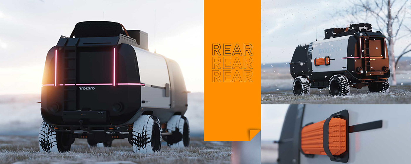 volvo，Volvo car，BLENDER，blender3d，Automobile design，