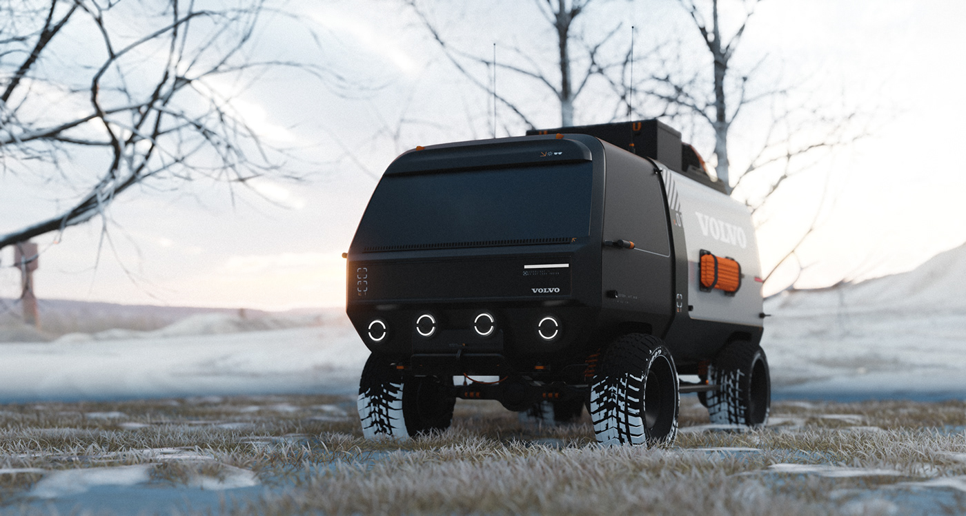 volvo，Volvo car，BLENDER，blender3d，Automobile design，