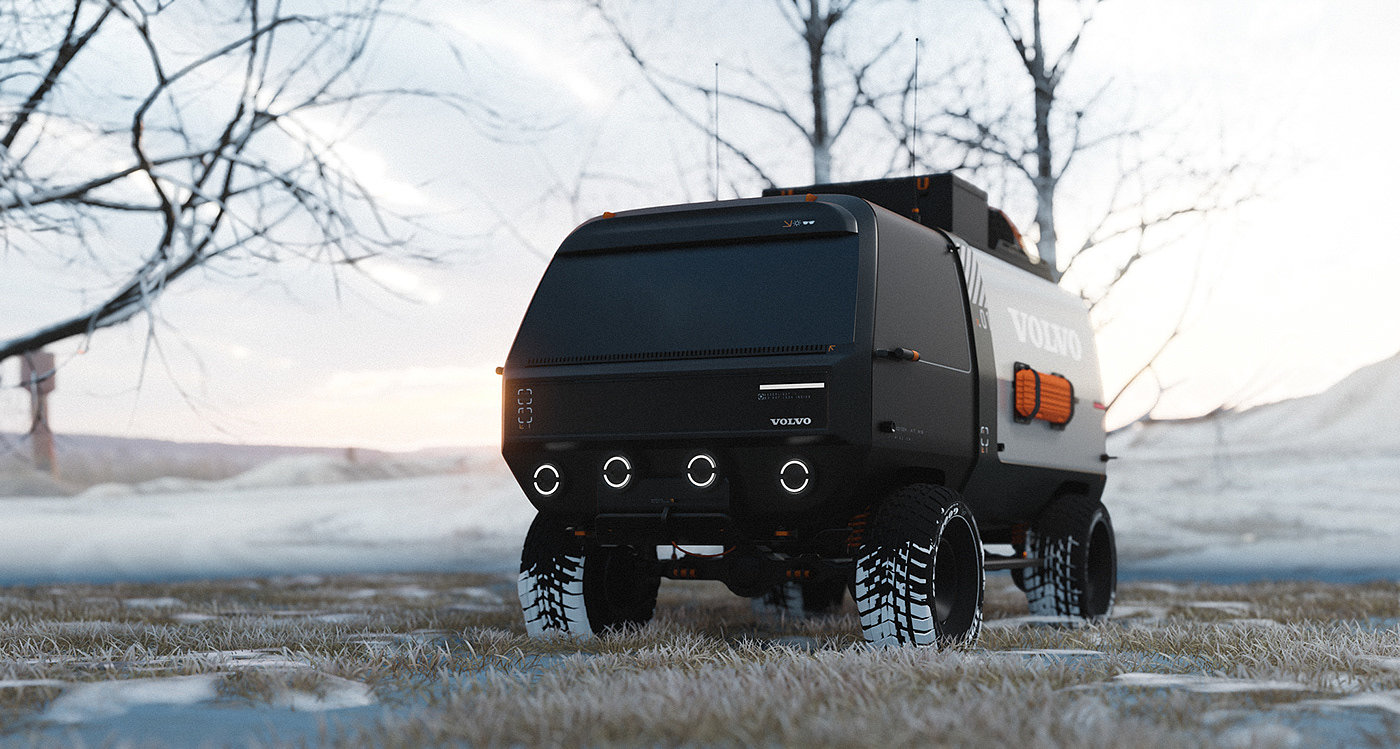 volvo，Volvo car，BLENDER，blender3d，Automobile design，
