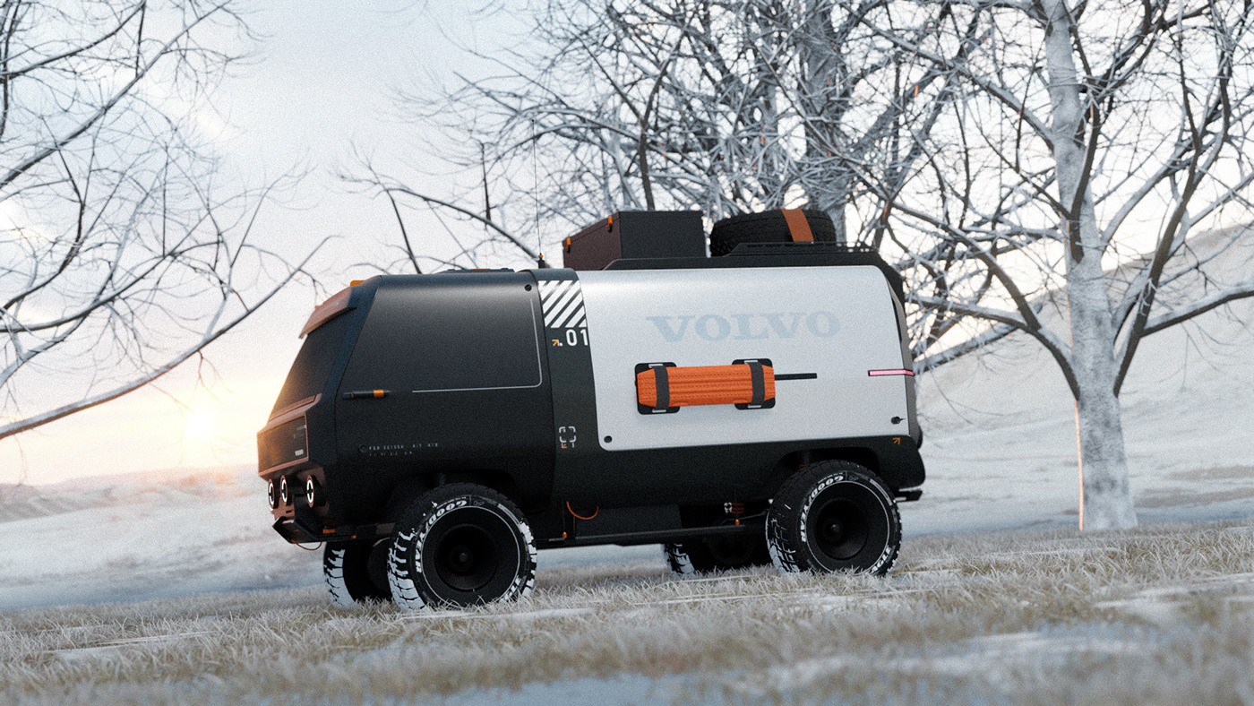 volvo，Volvo car，BLENDER，blender3d，Automobile design，