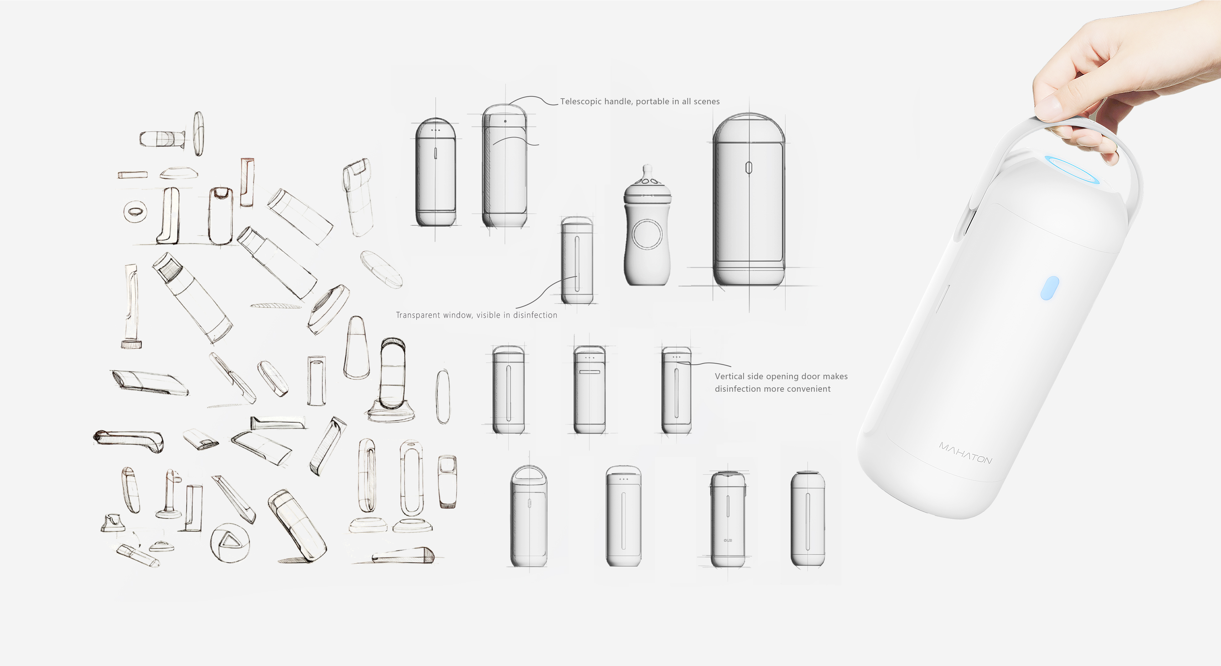industrial design，Intelligent products，Maternal and infant disinfection，healthy，science and technology，intelligence，