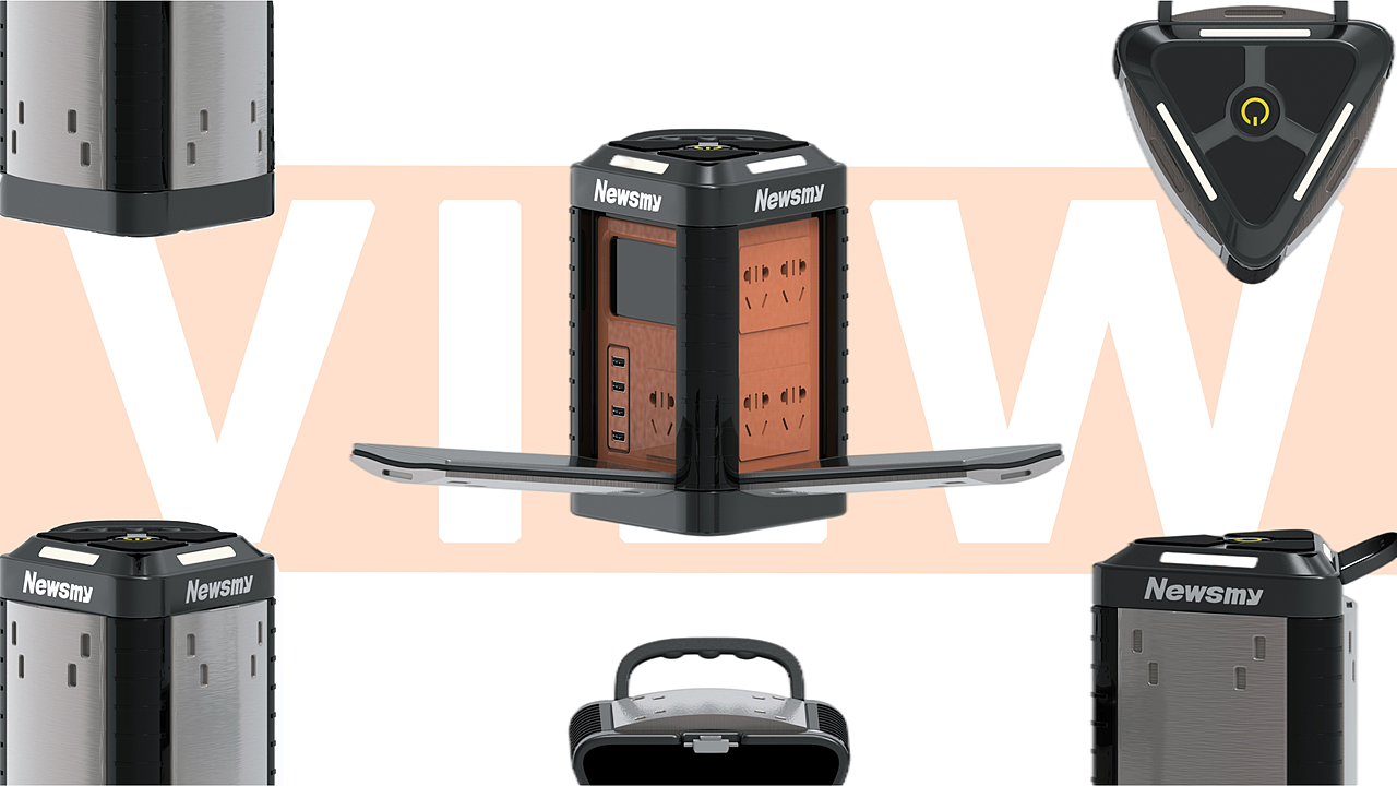 industrial design，product design，Outdoor mobile power supply，