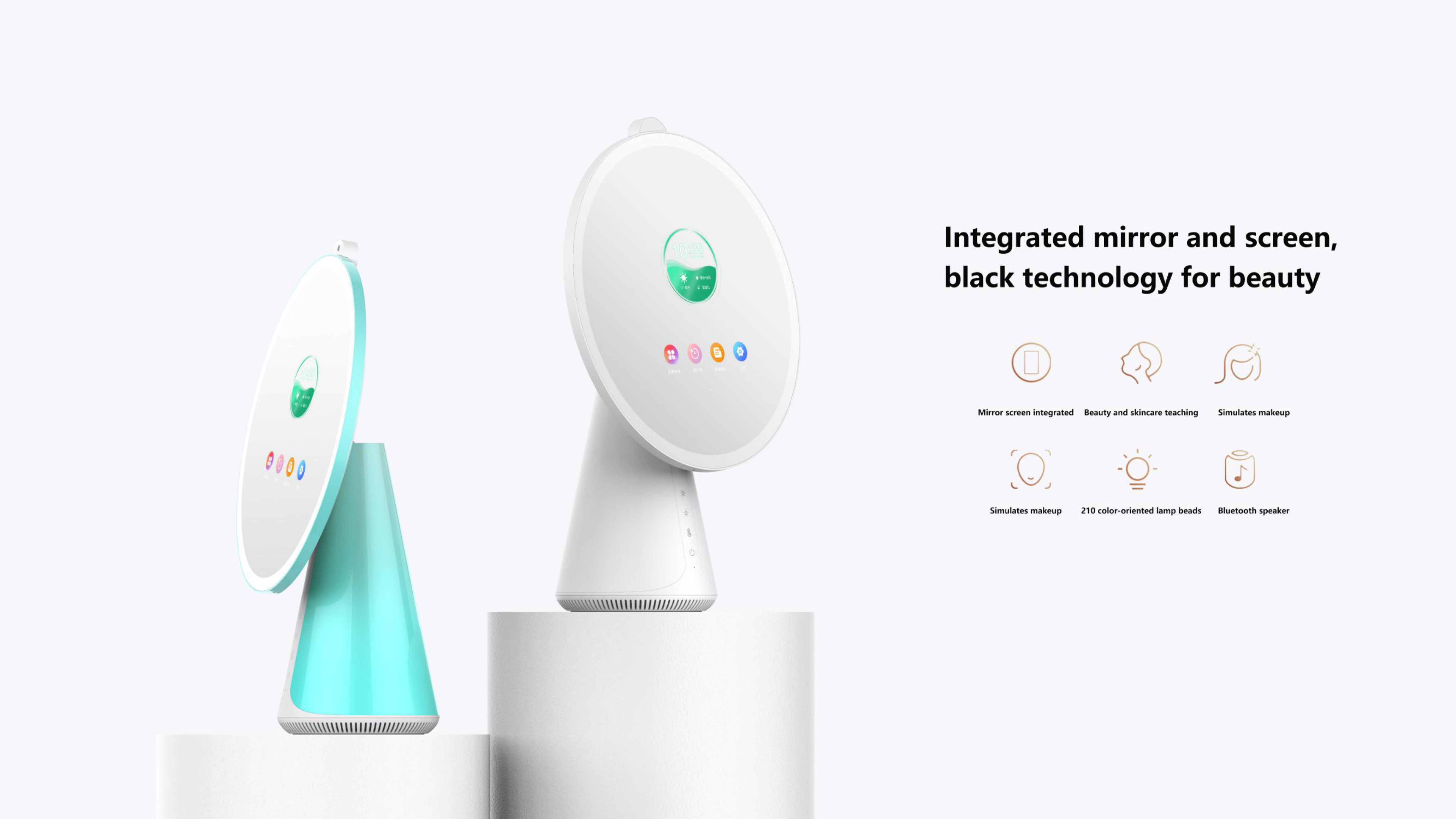 Make up，mirror，cosmetology，Mirror display，intelligence，