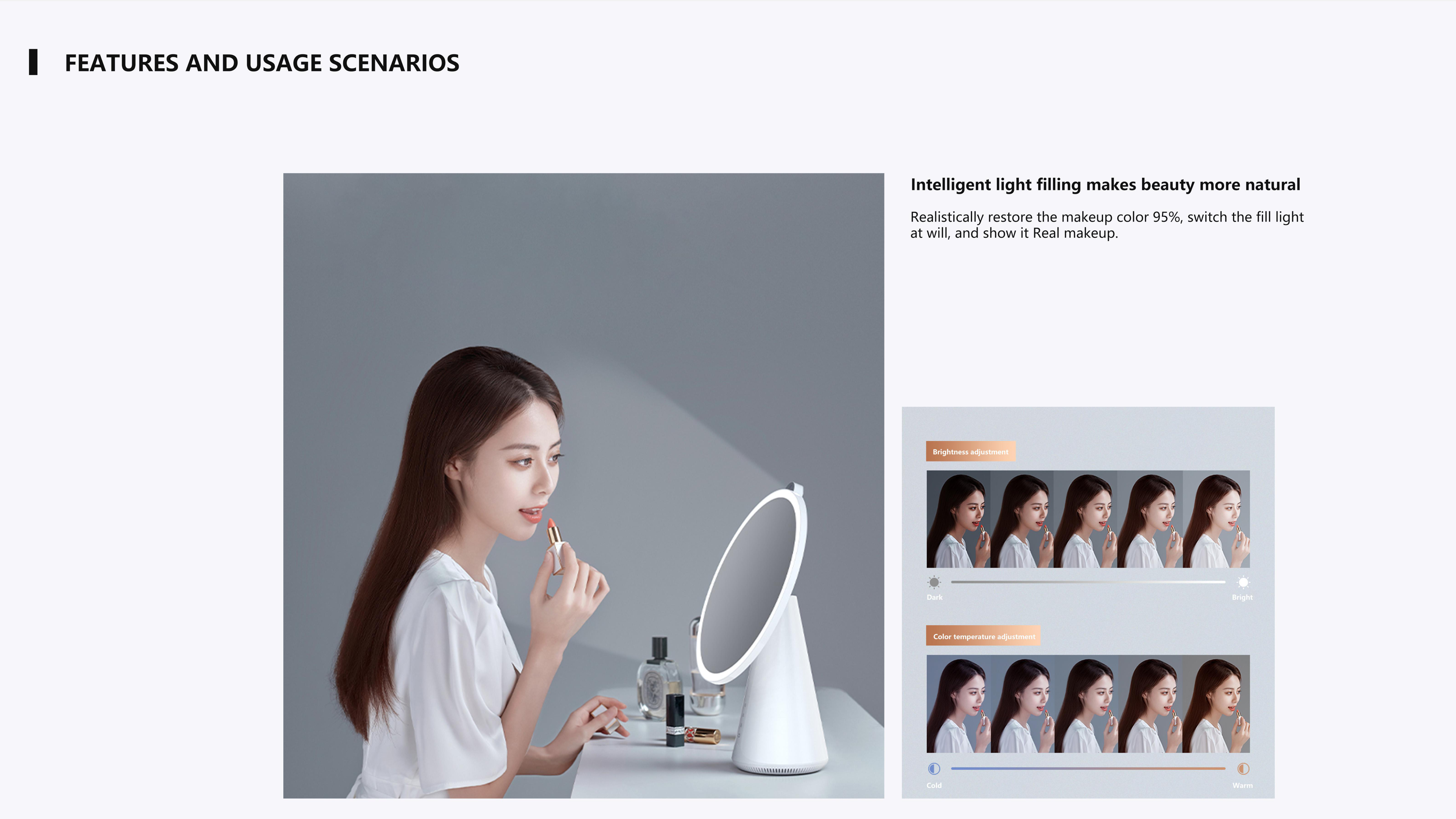 Make up，mirror，cosmetology，Mirror display，intelligence，