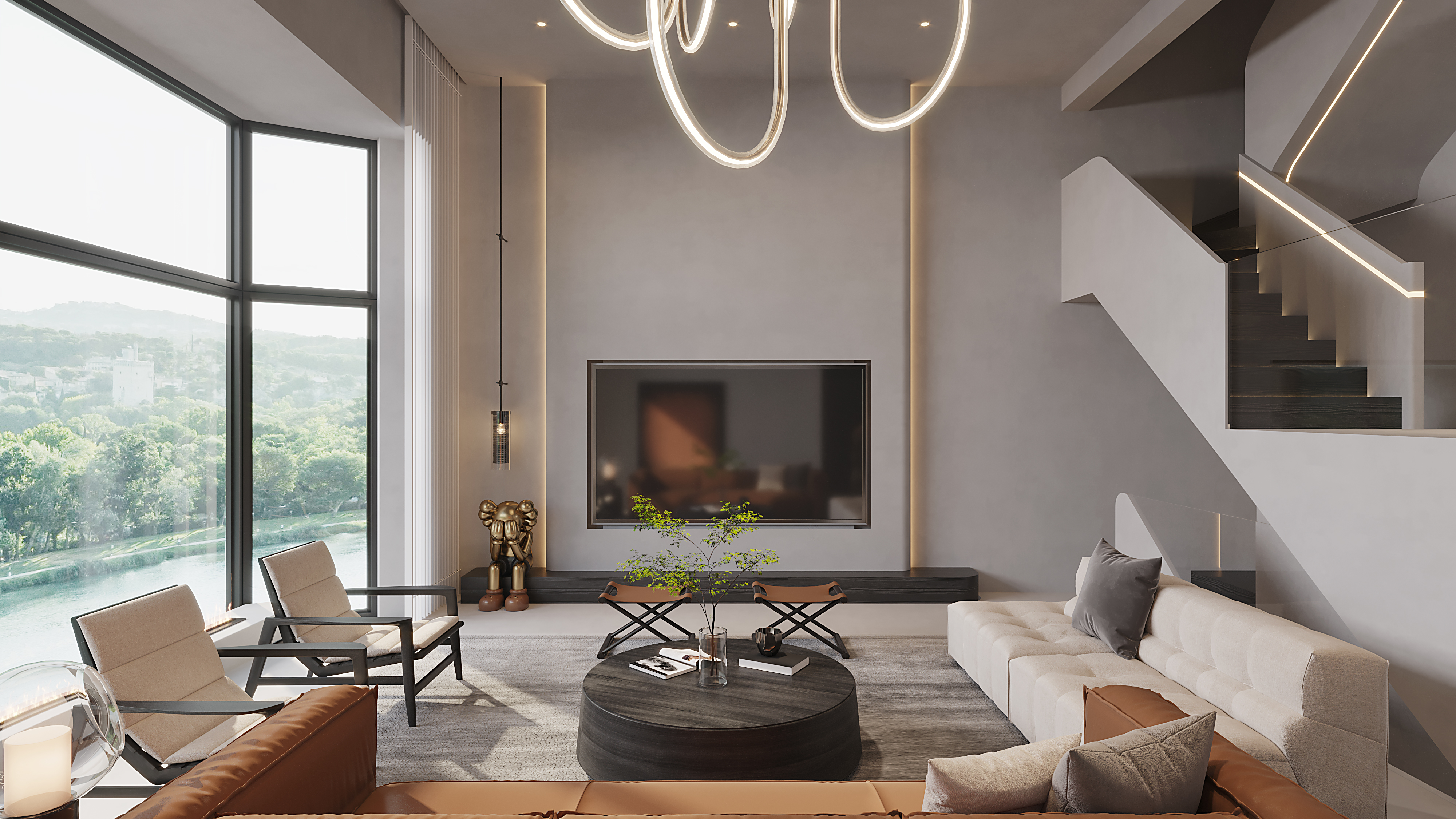 Chinese style; Home view; Garage; Living room; Restaurant; Bedroom，