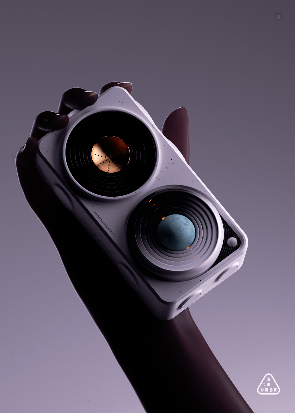 sound，loudspeaker box，Pure white，Simplicity，Clock，alarm clock，desktop，