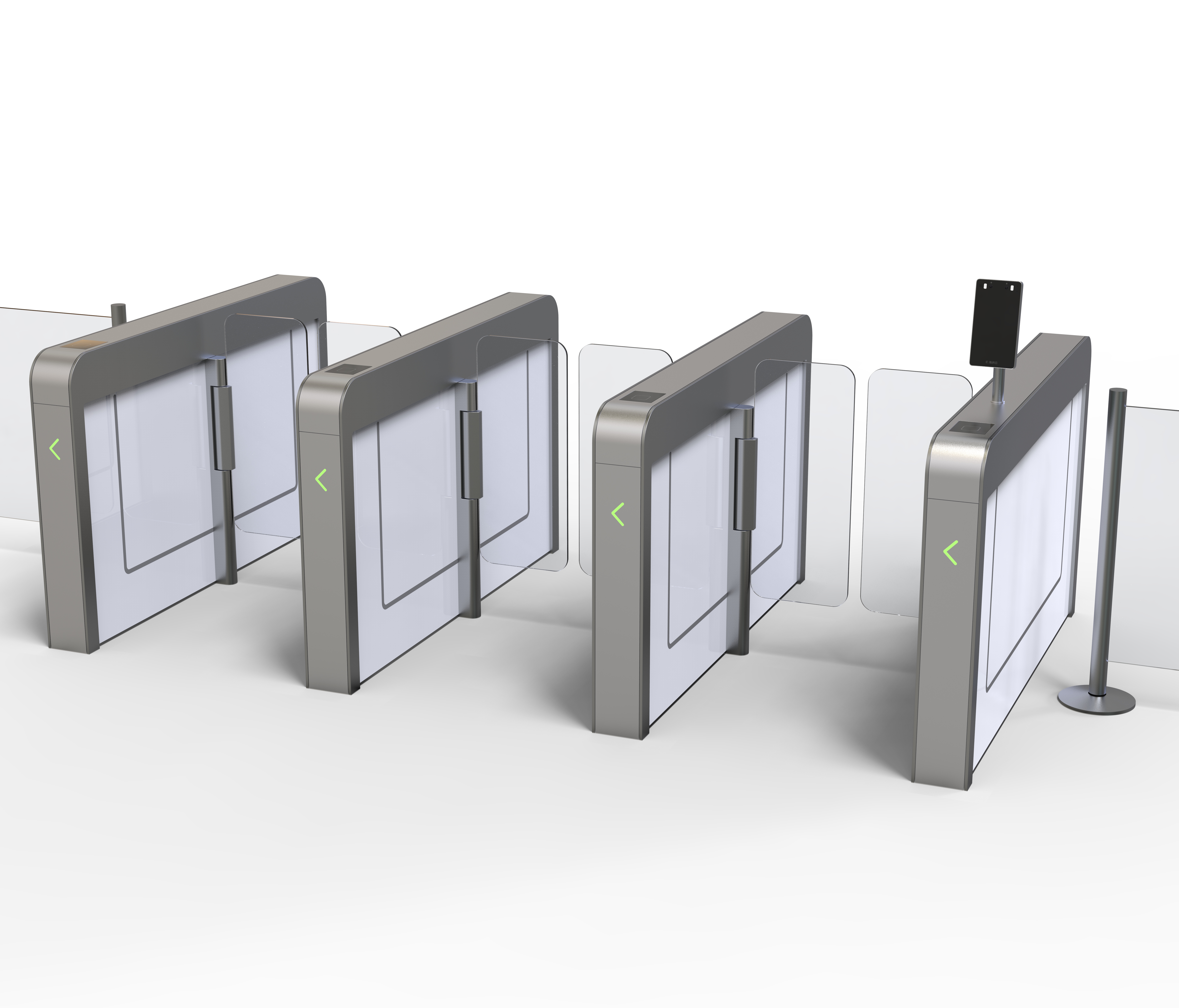 Speed door，Channel gate，Face recognition access control，