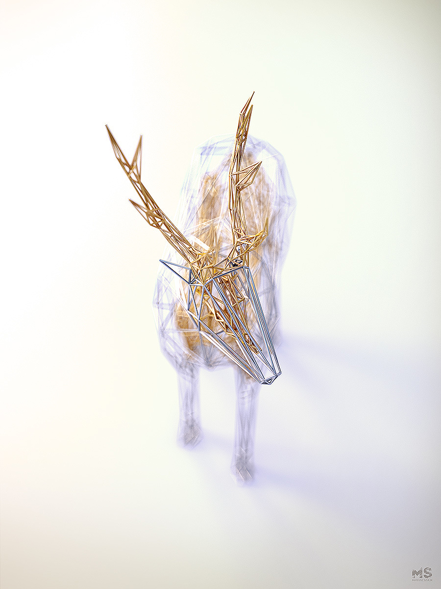 turtle，fox，horse，deer，v2，WIRES，decorate，