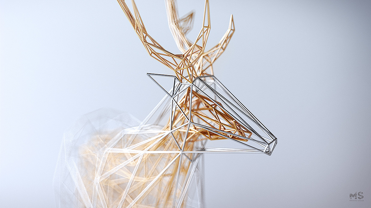 turtle，fox，horse，deer，v2，WIRES，decorate，