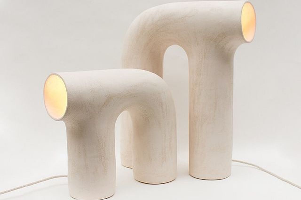 ceramics，Handmade light，lamp，Artwork，lamp，