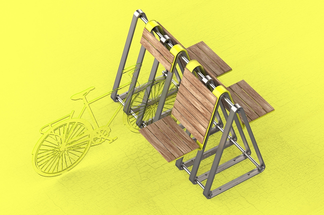 modularization，bench，Bicycle，industrial design，Design，design，