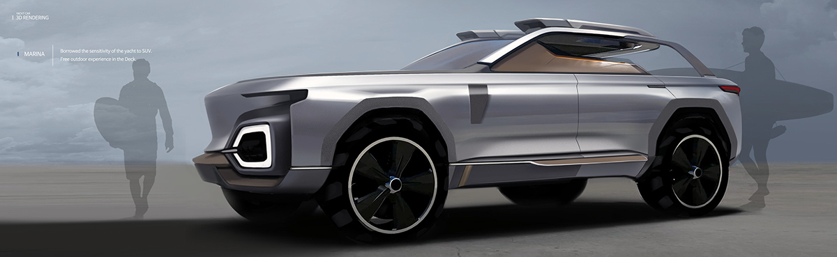 suv，vehicle，wharf，