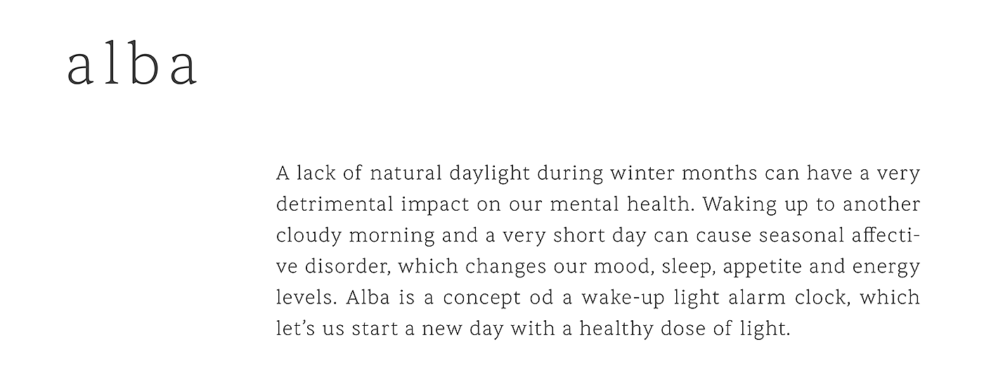 Alba，alarm clock，alarm clock，