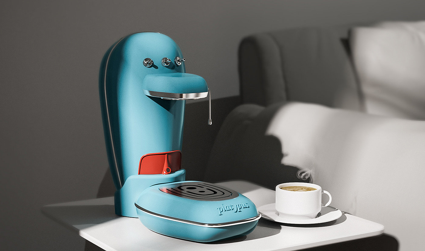 Coffee machine，streamline，platypus，