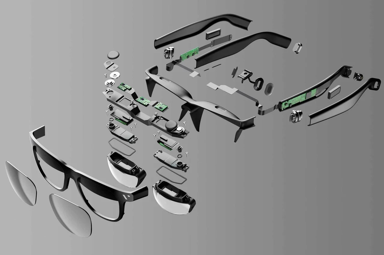 glasses，Smart glasses，Minimalism，Design，industrial design，