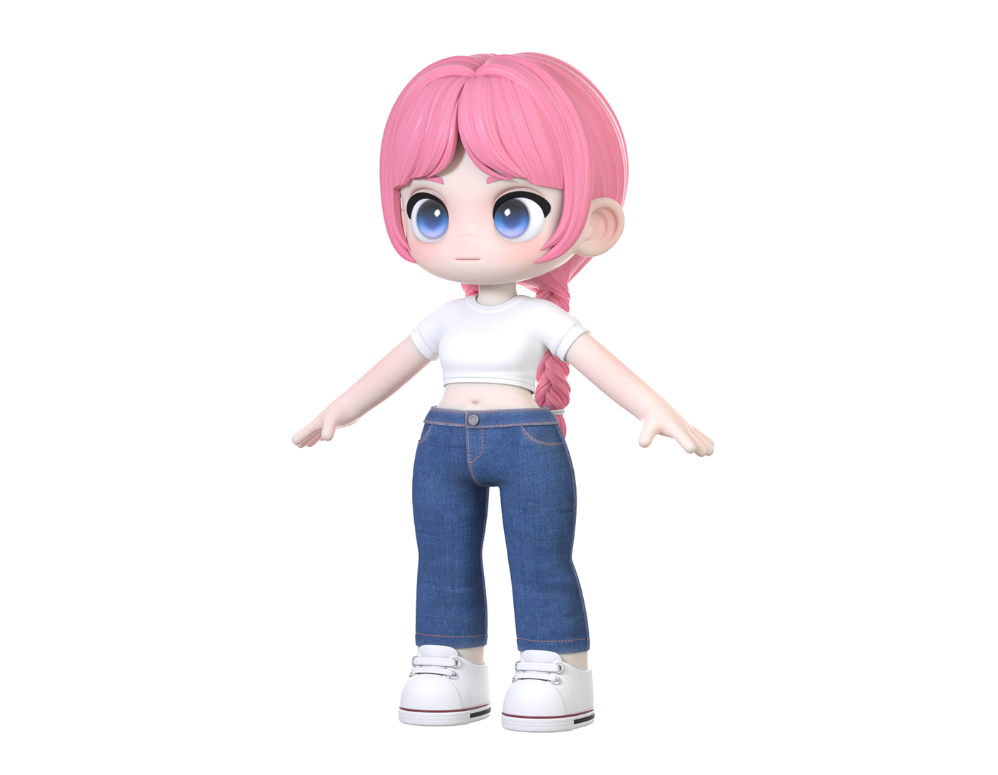 3d，role，Role design，lovely，female sex，girl，girl，