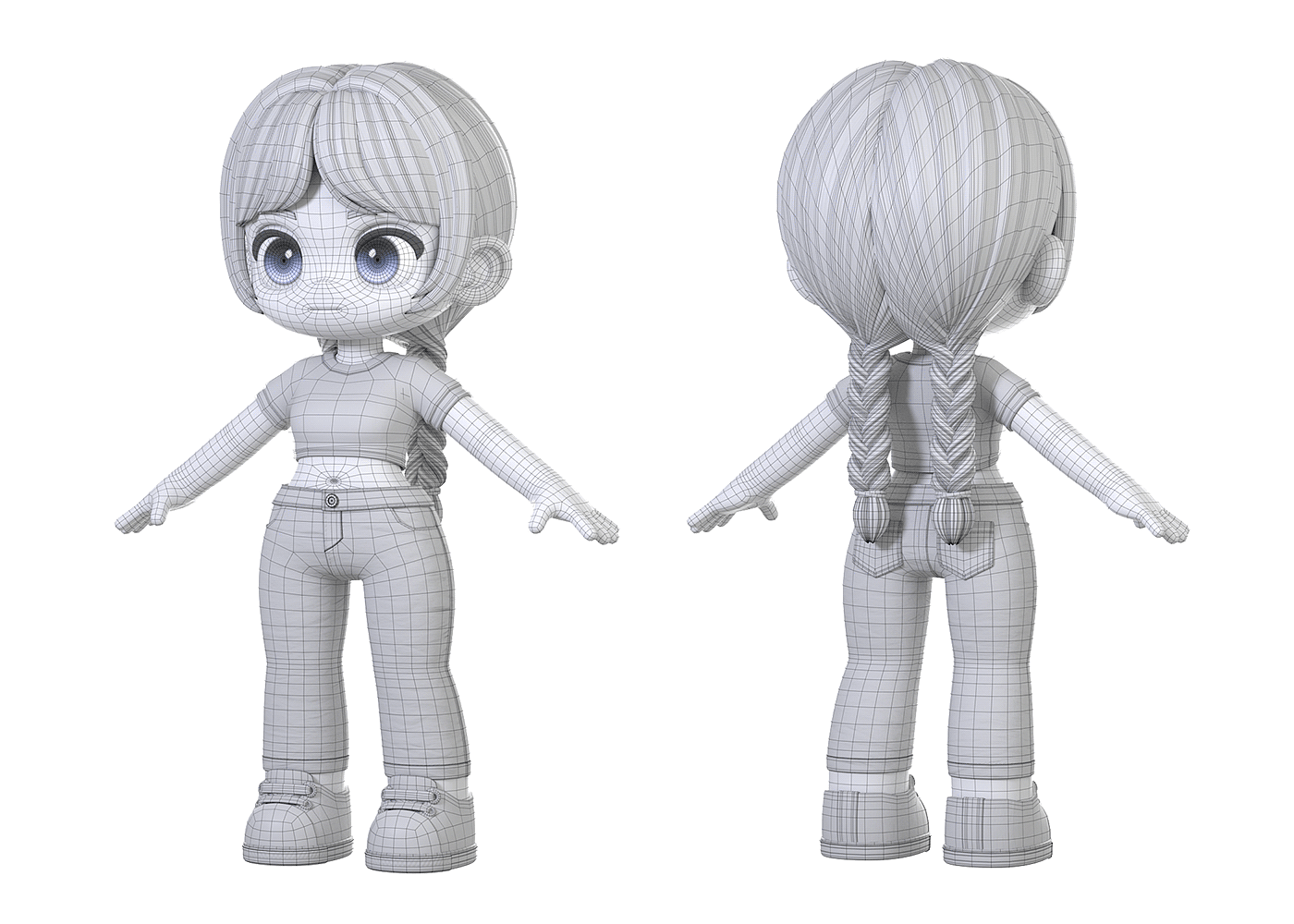 3d，role，Role design，lovely，female sex，girl，girl，