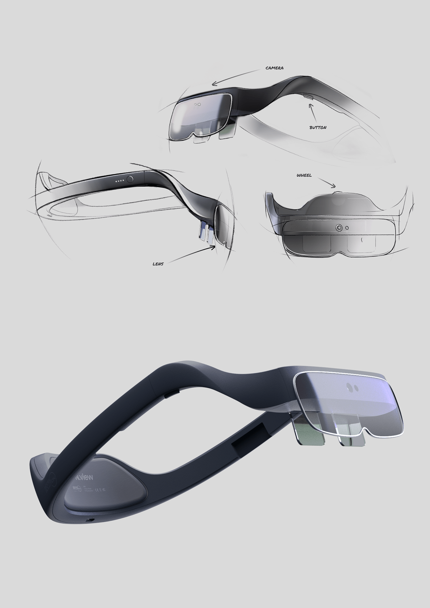 ar，glasses，Ar glasses，industrial design，Design，