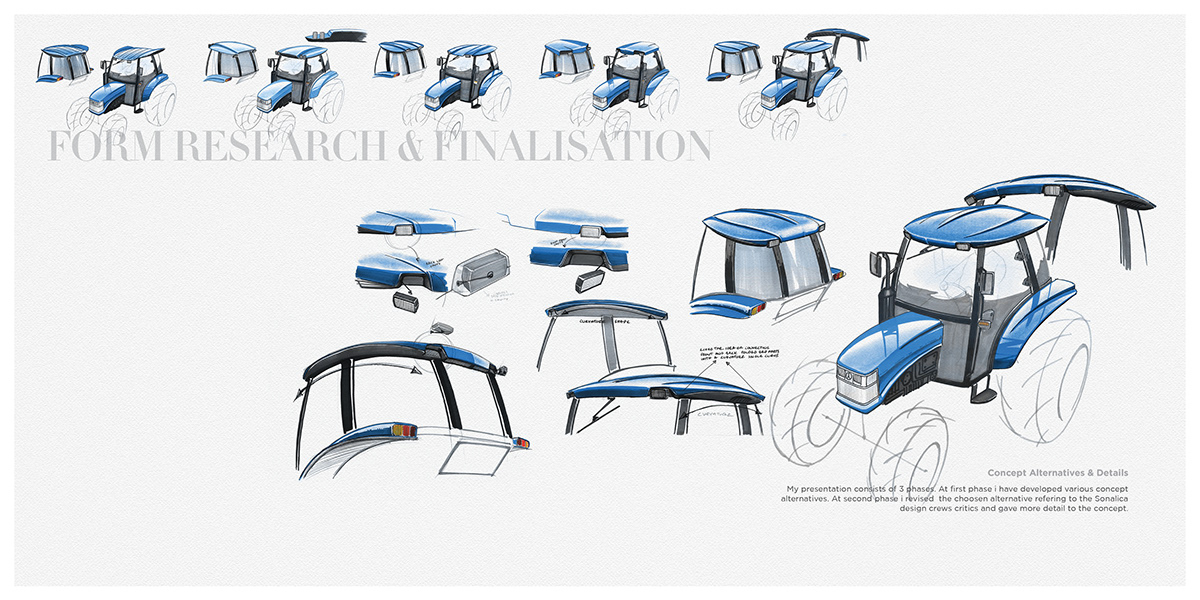 Tractor，transport，Design，conceptual design，Tractor Cabinet，