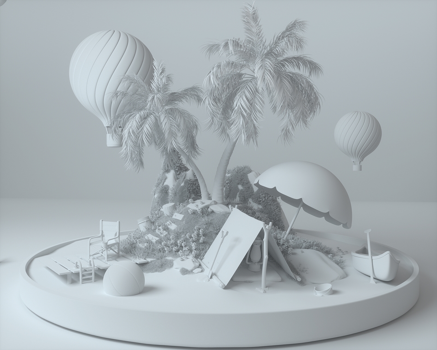 c4d，3D rendering，3d scene，C4D scenario，