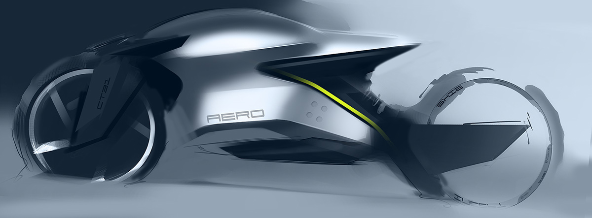 locomotive，Industrial design drawing，