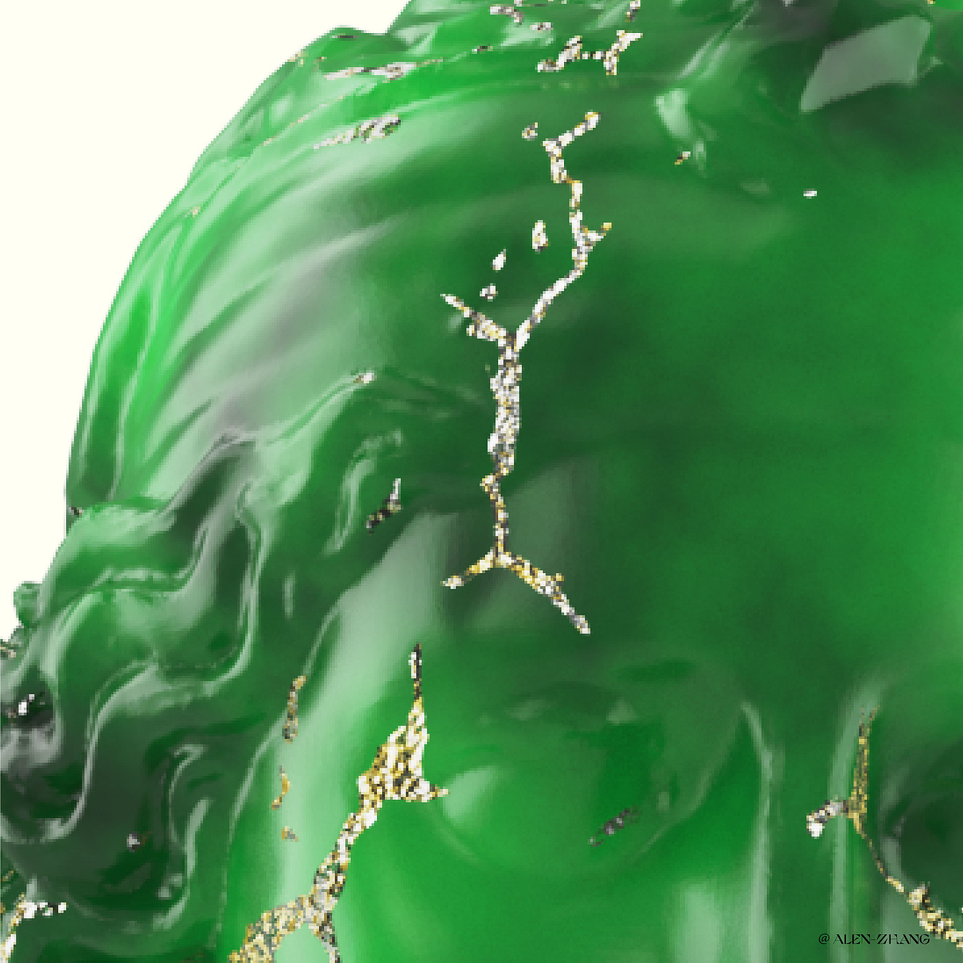 Crack，Culture，ancient Greek，Ancient Rome，Render，Jade article，Jade，Historical figures，