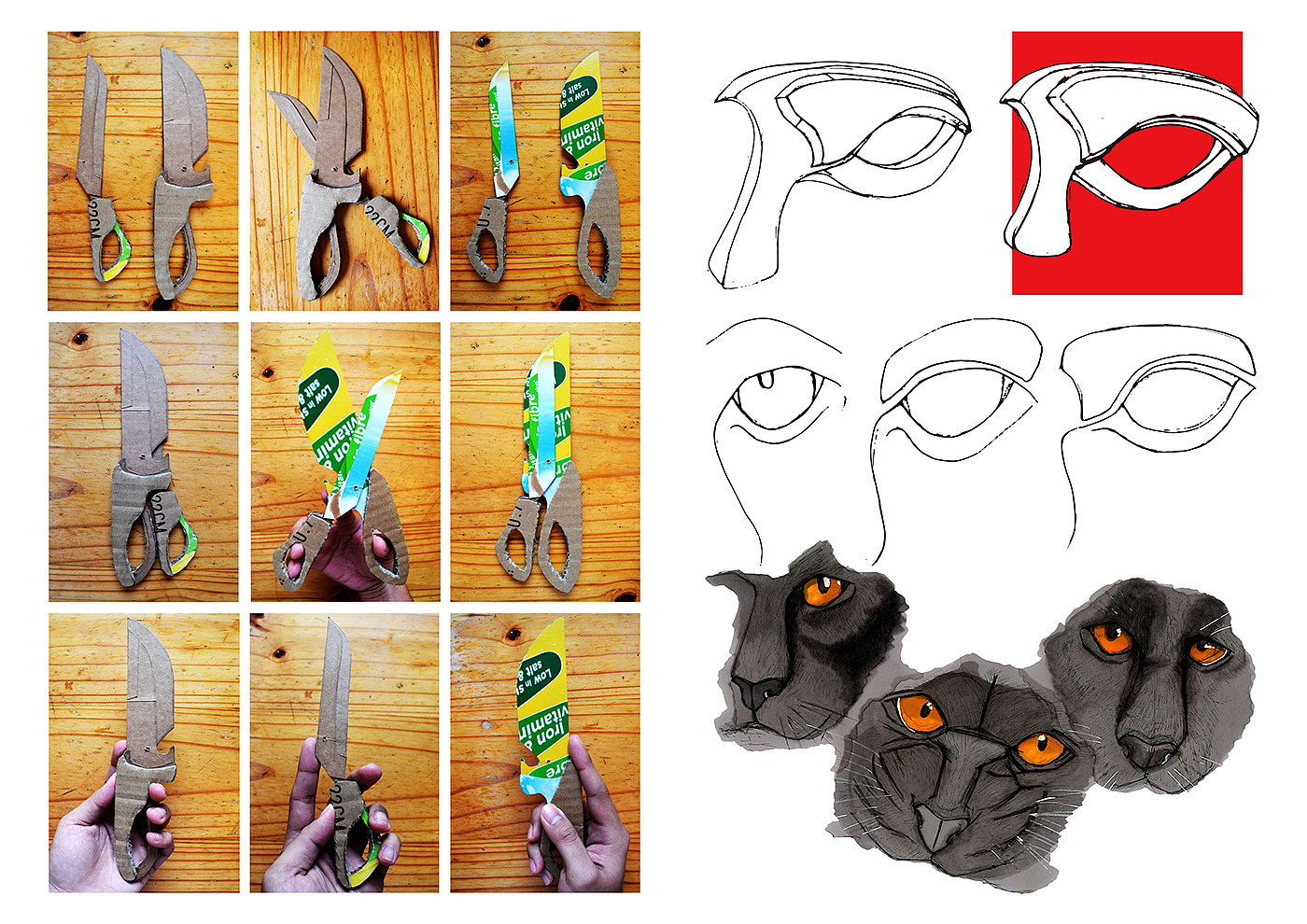 Kitchenware，tool，scissors，eye，multi-function，