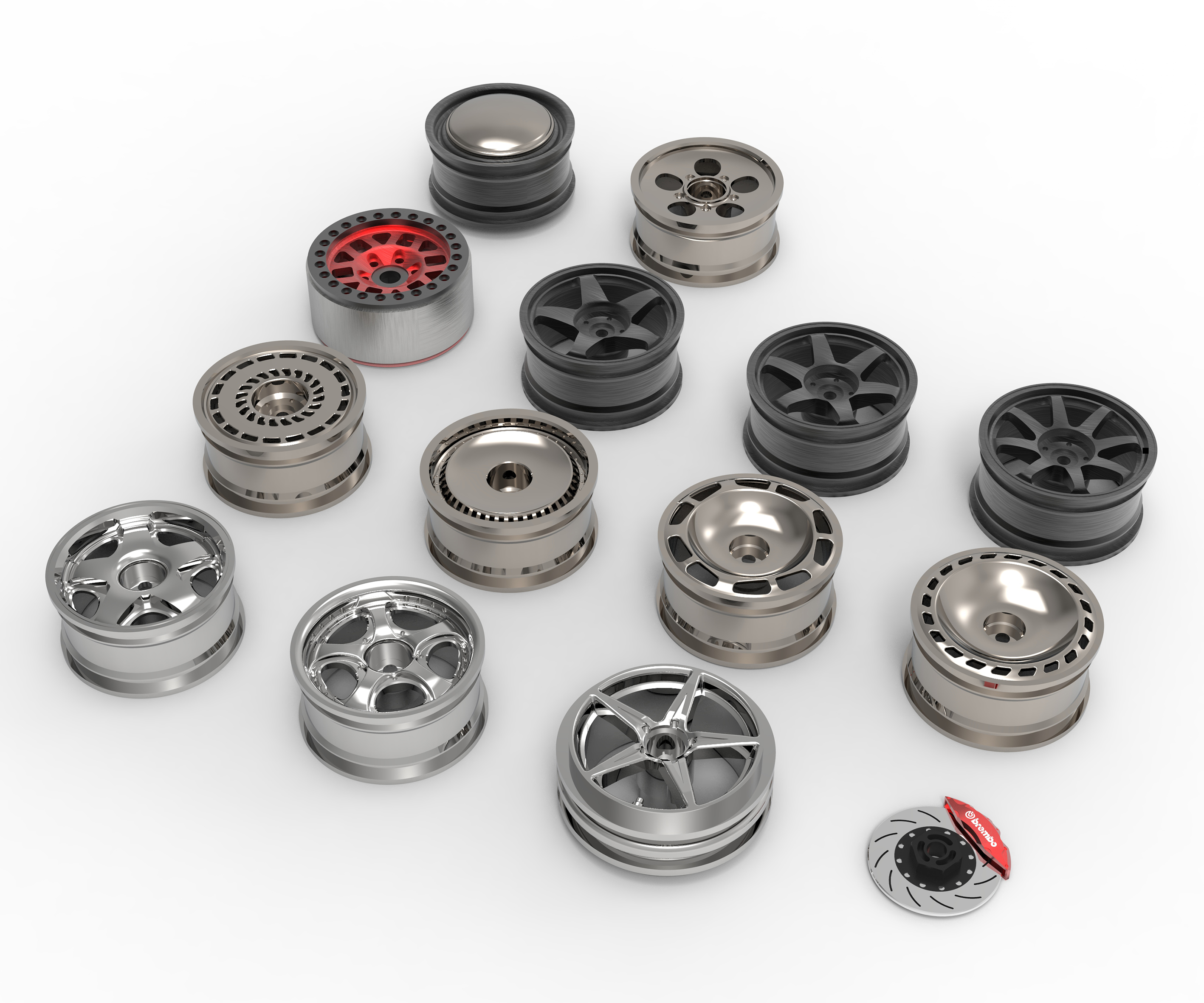 vehicle，hub，Calipers，RC，Model making，CNC，