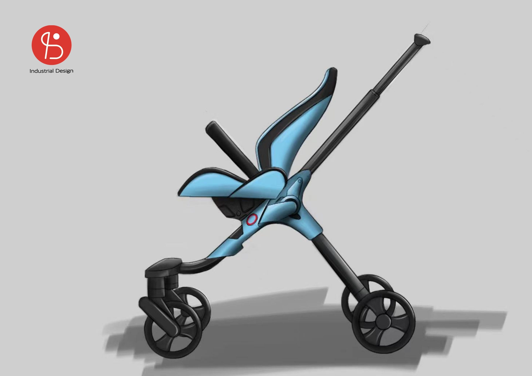 Hand-painted exterior design of the car，