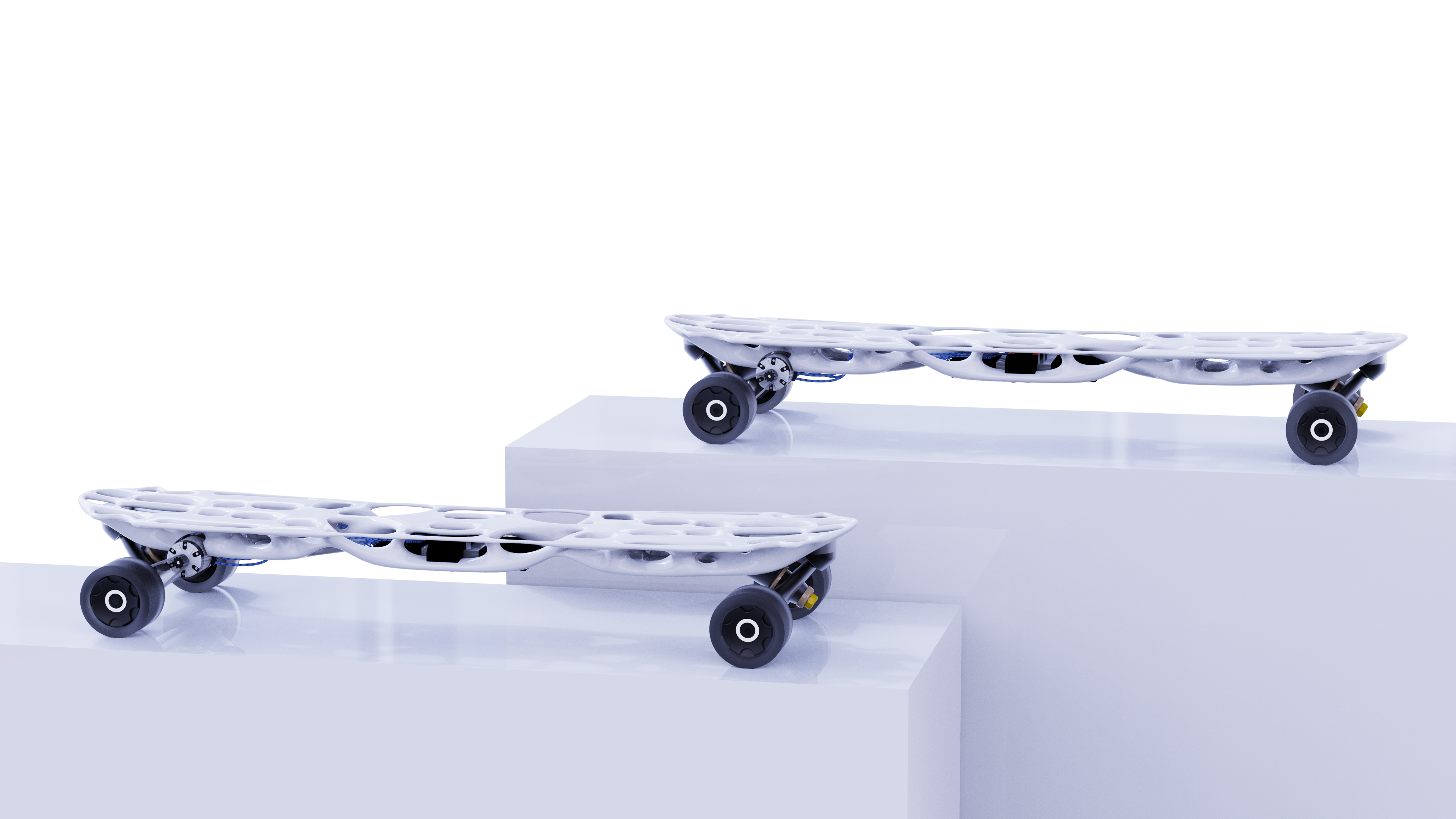 Topology optimization，Electric skateboard，Lightweight，