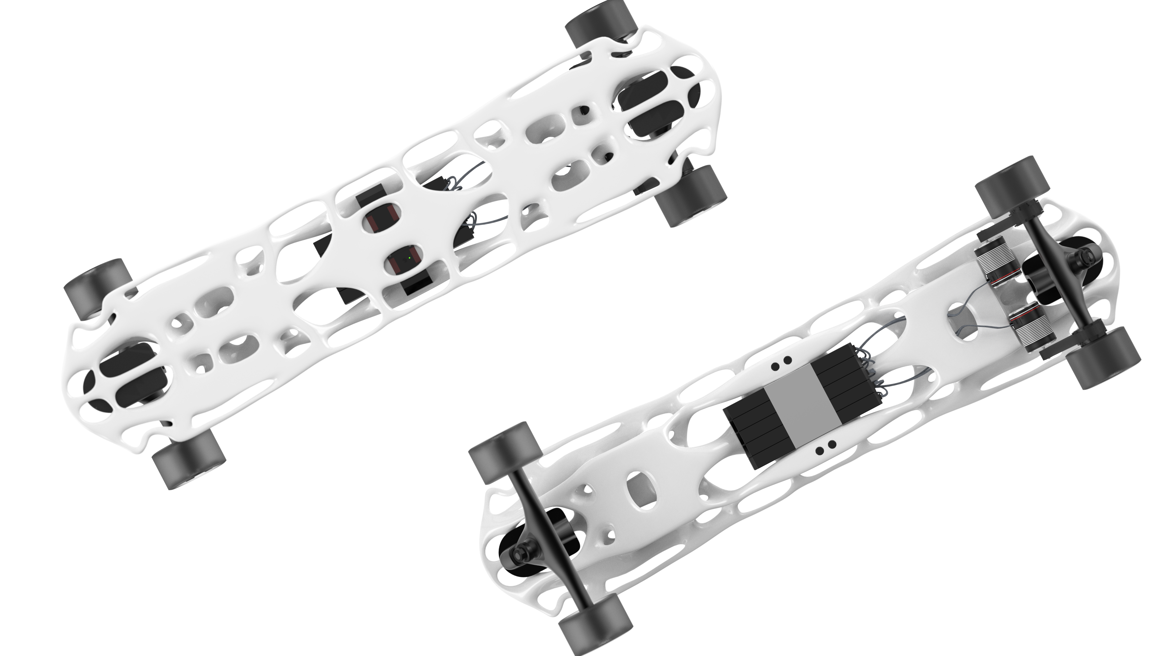 Topology optimization，Electric skateboard，Lightweight，
