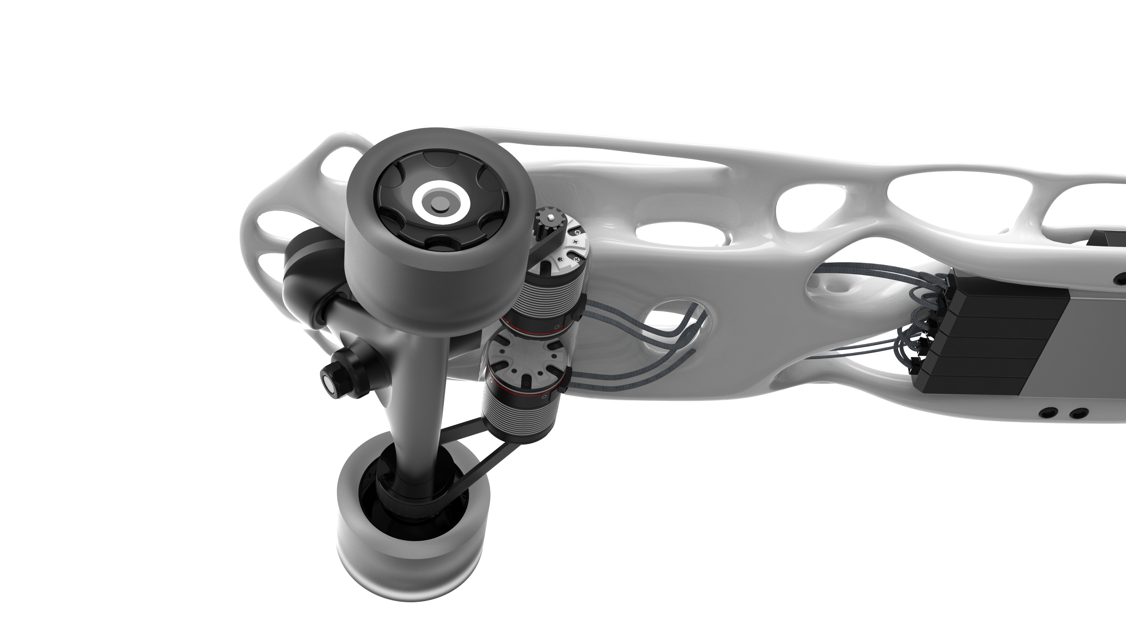 Topology optimization，Electric skateboard，Lightweight，