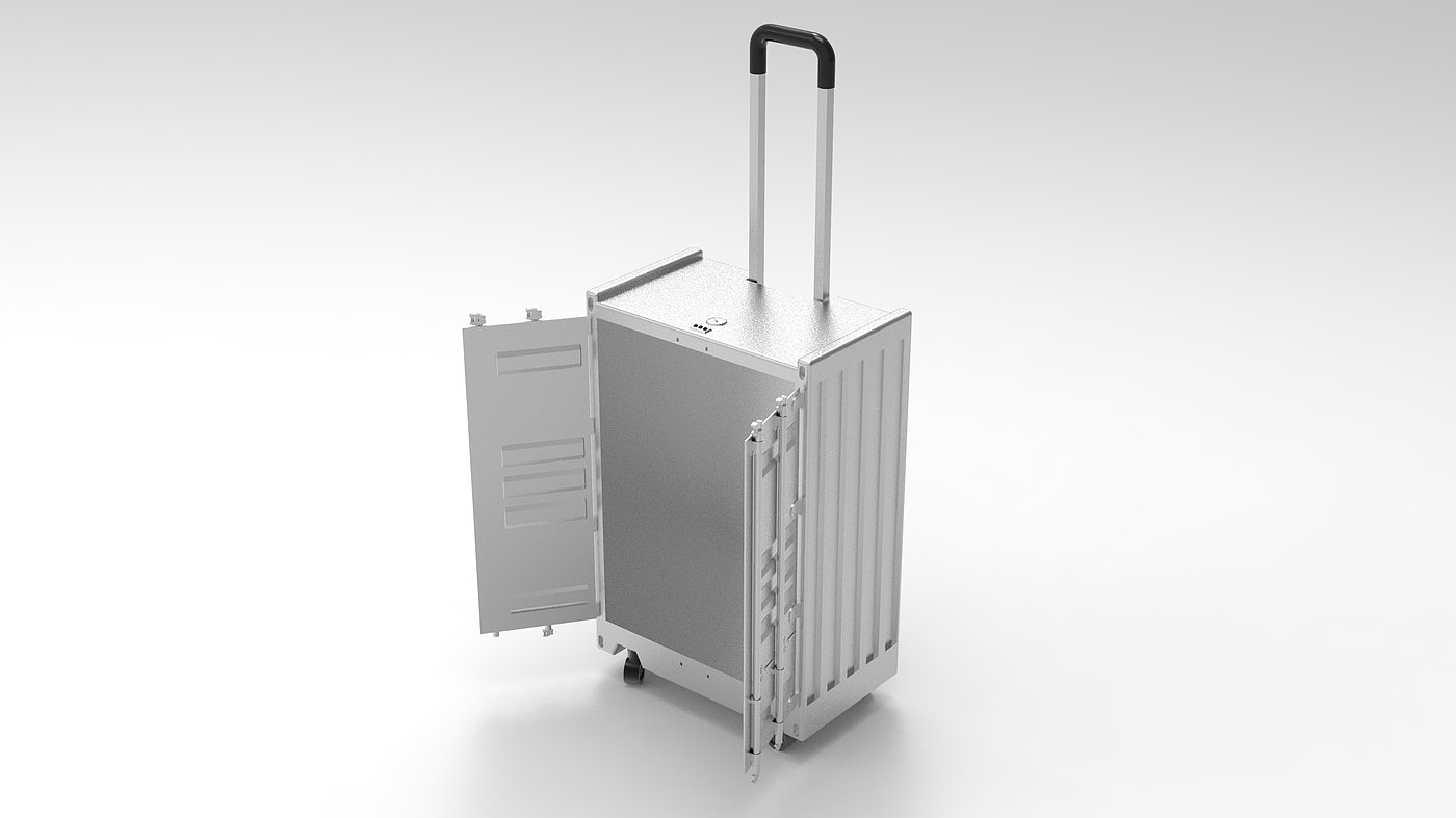 Luggage case, container，