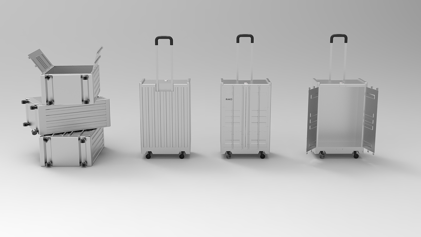 Luggage case, container，