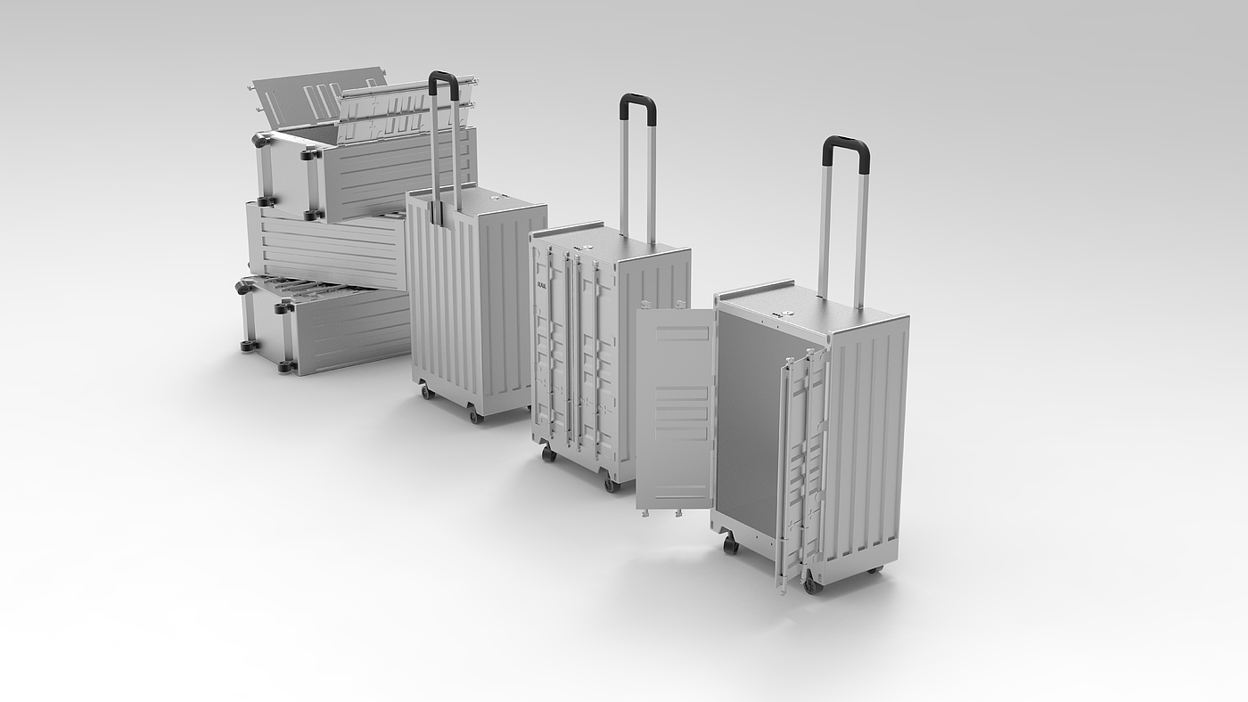 Luggage case, container，