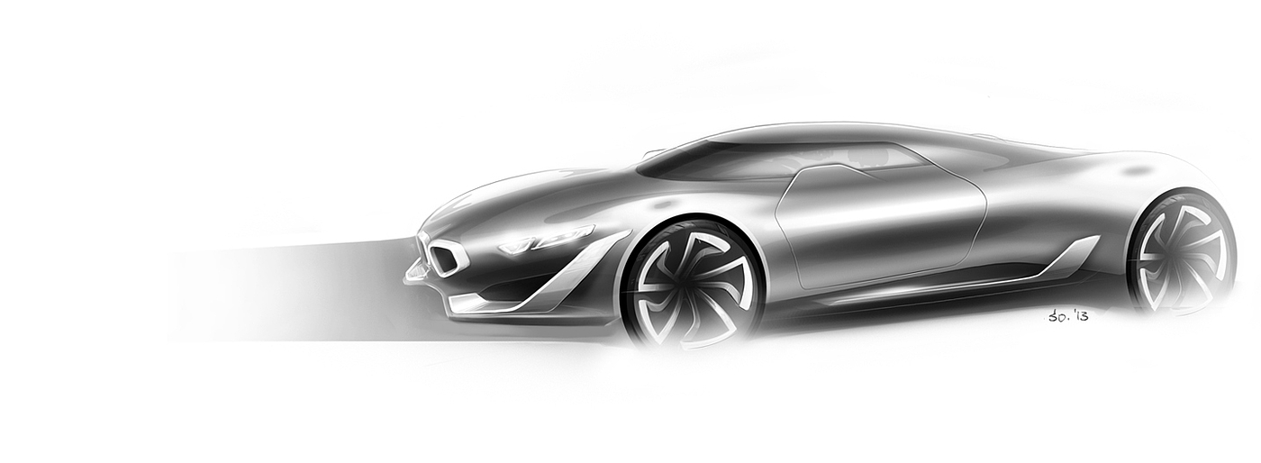 automobile，Hand drawn，sketch，