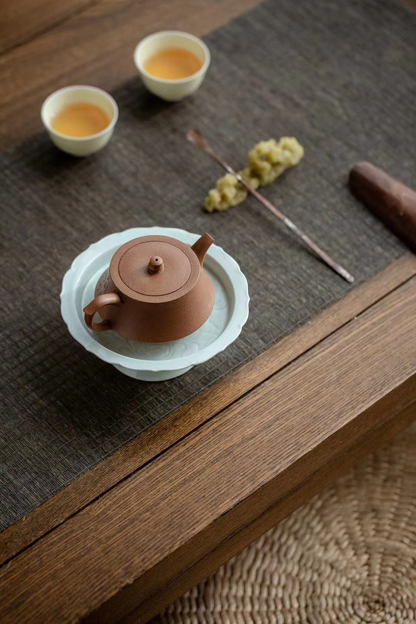 Jingdezhen，Hand carving，Wrapping branches，Fruit tray，Pot bearing，dish，Tea match，Jingdezhen ceramics，