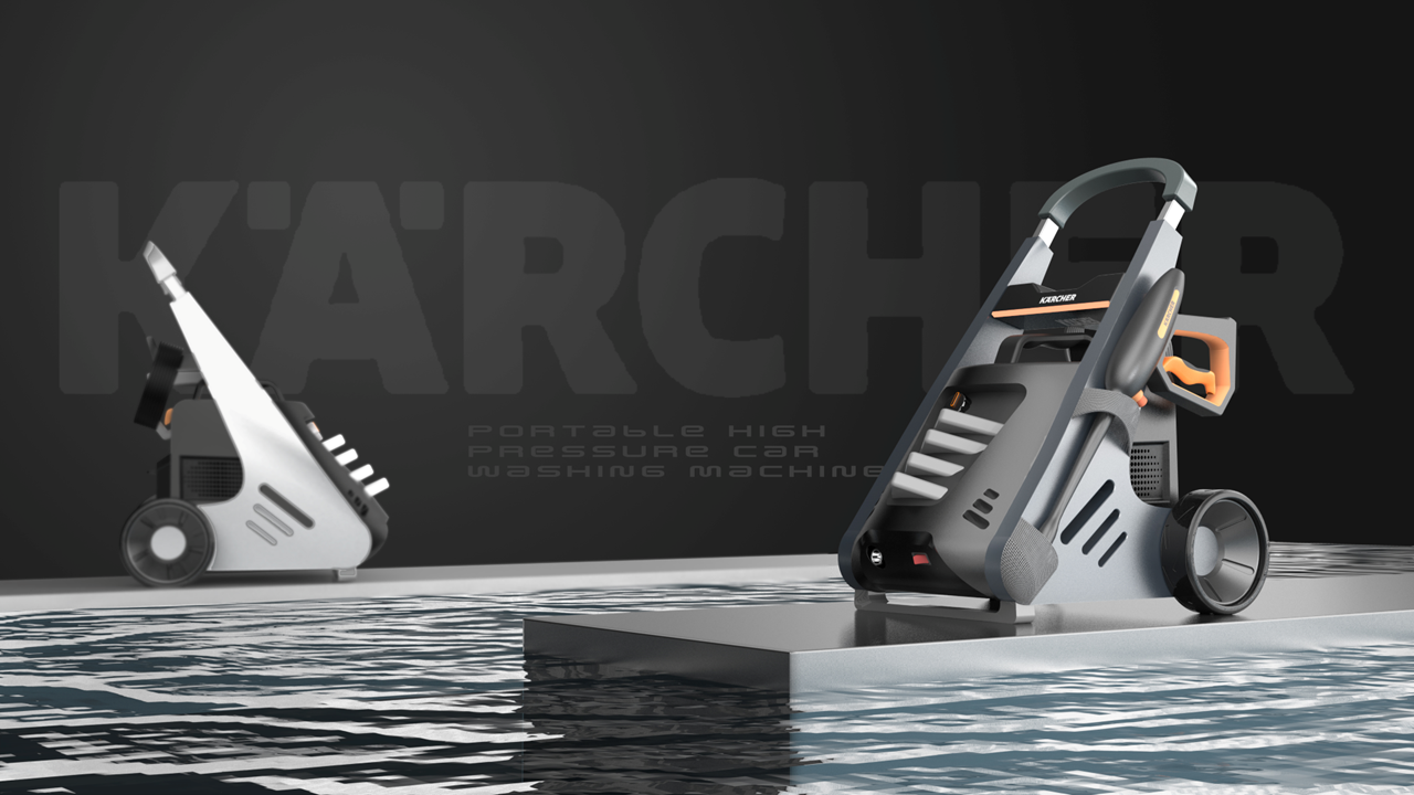 industrial design，product design，Mobile car washer，