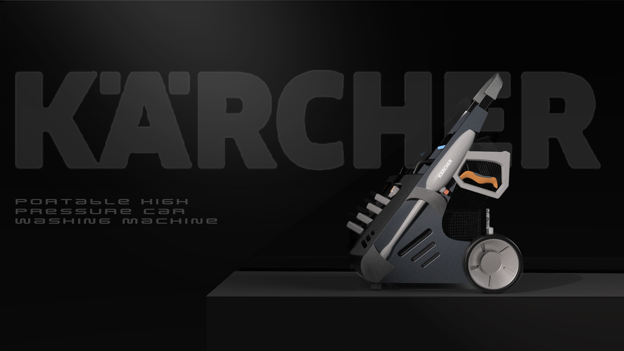 industrial design，product design，Mobile car washer，