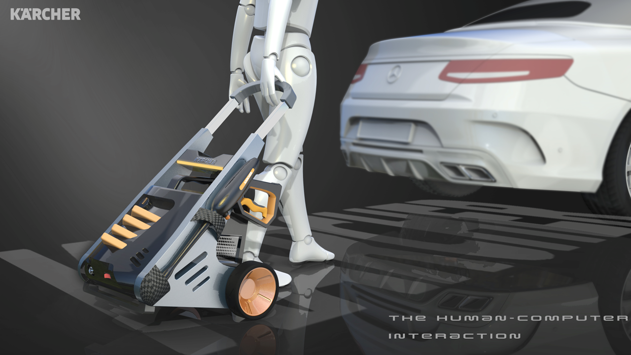 industrial design，product design，Mobile car washer，