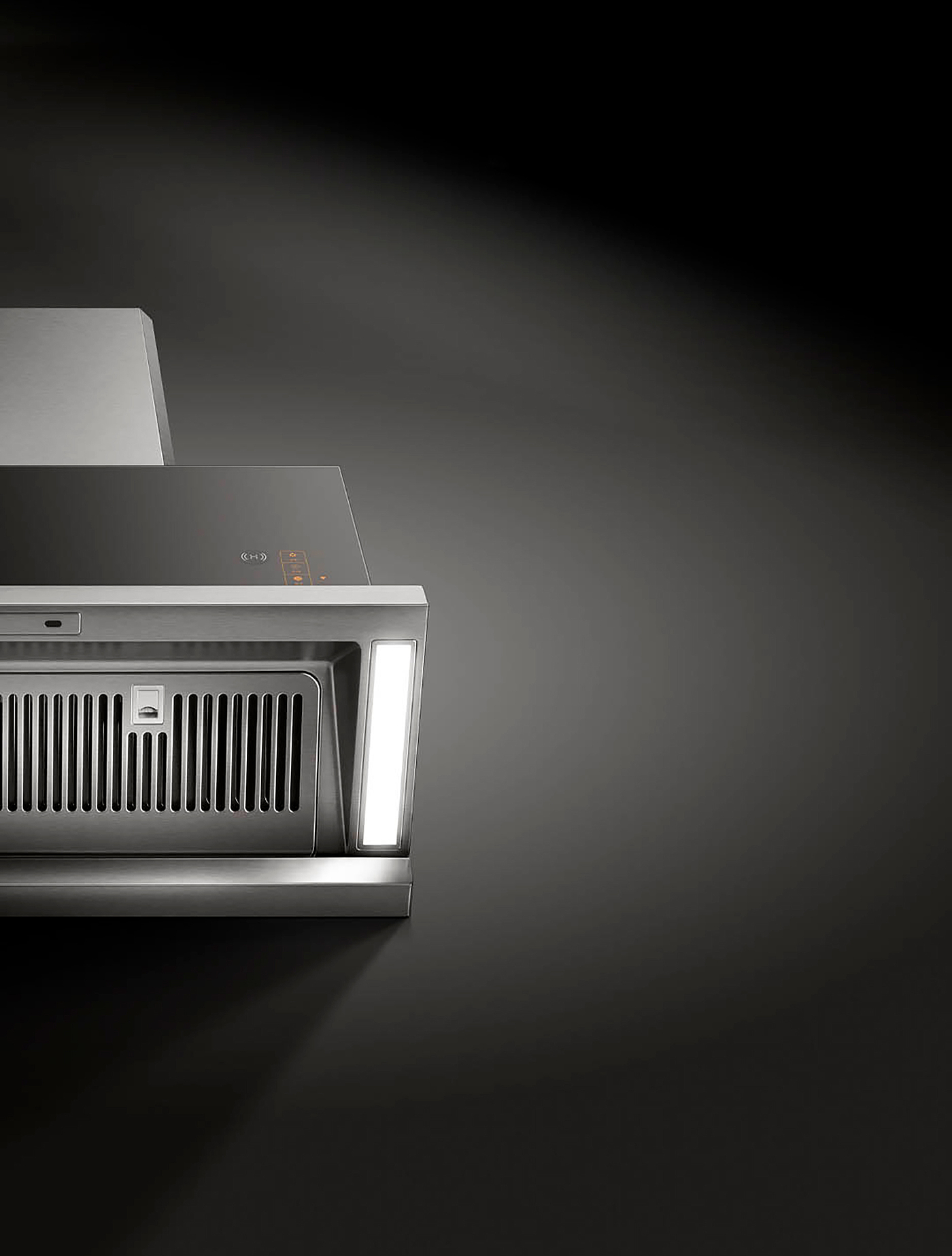 Red design，product design，Fotile ，Lampblack machine，Cooking stove，