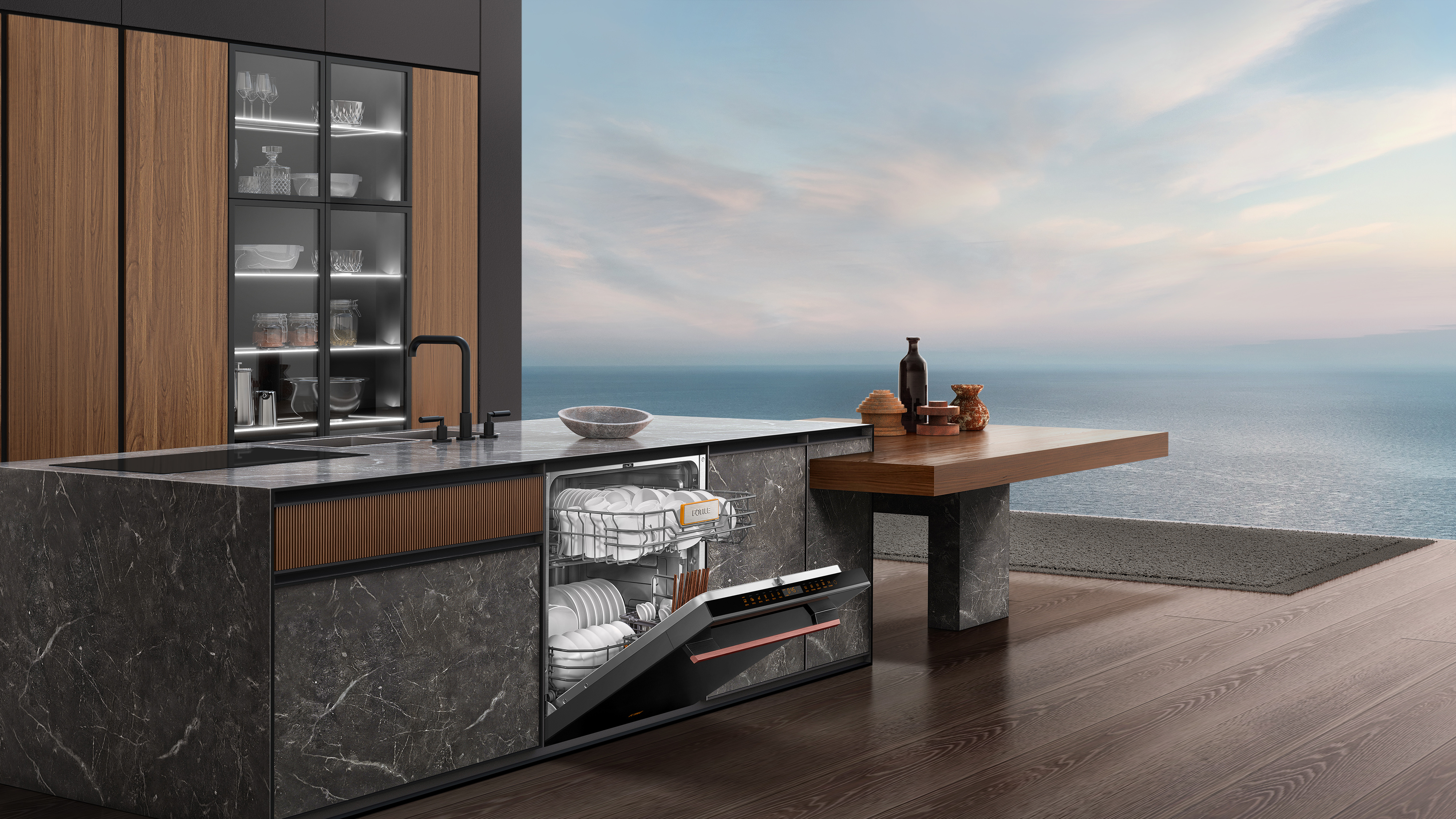 Red design，product design，Fotile ，Lampblack machine，Cooking stove，