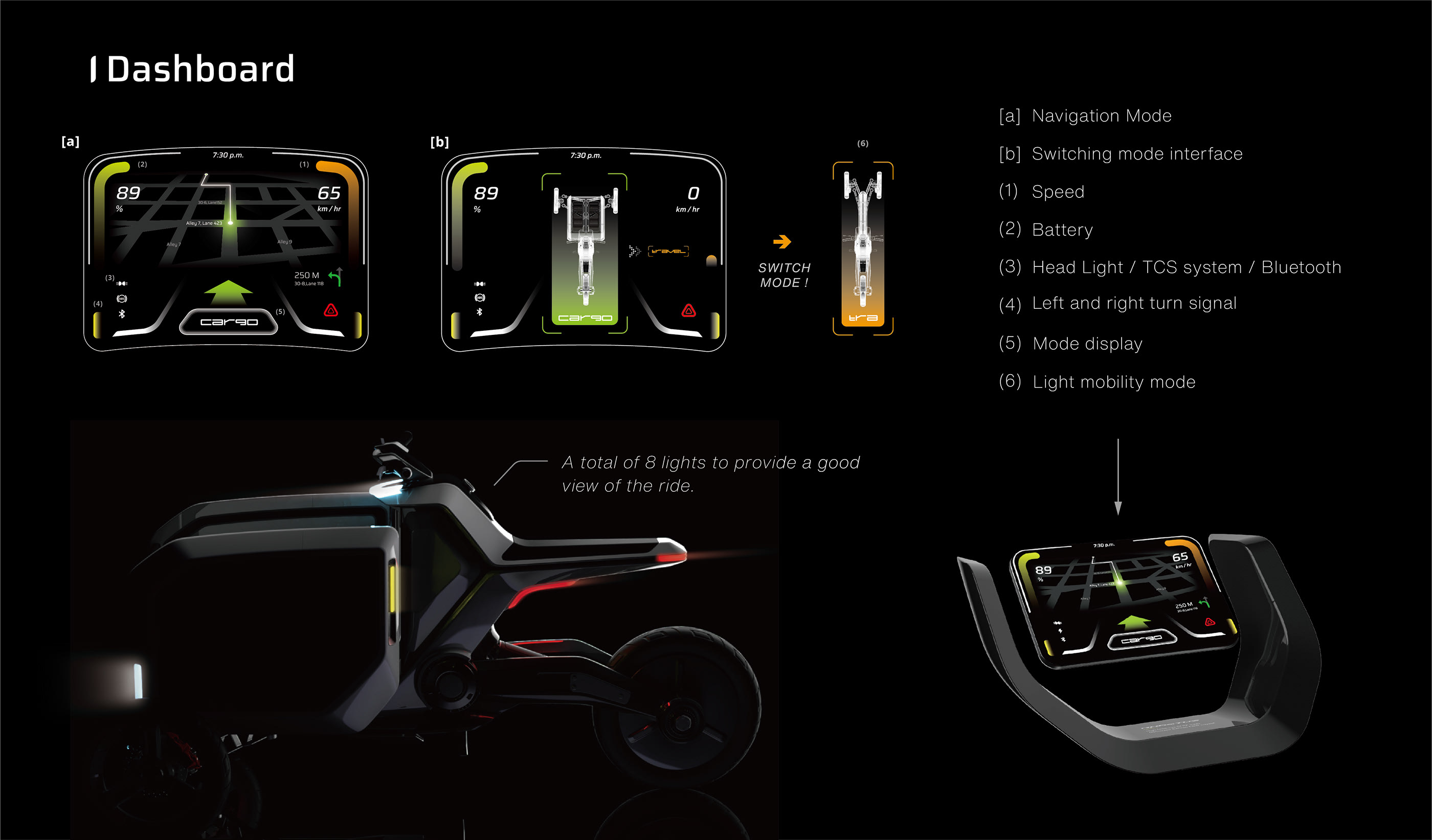 Automobile design，Render，rhino，cargobike，electric vehicle，industrial design，