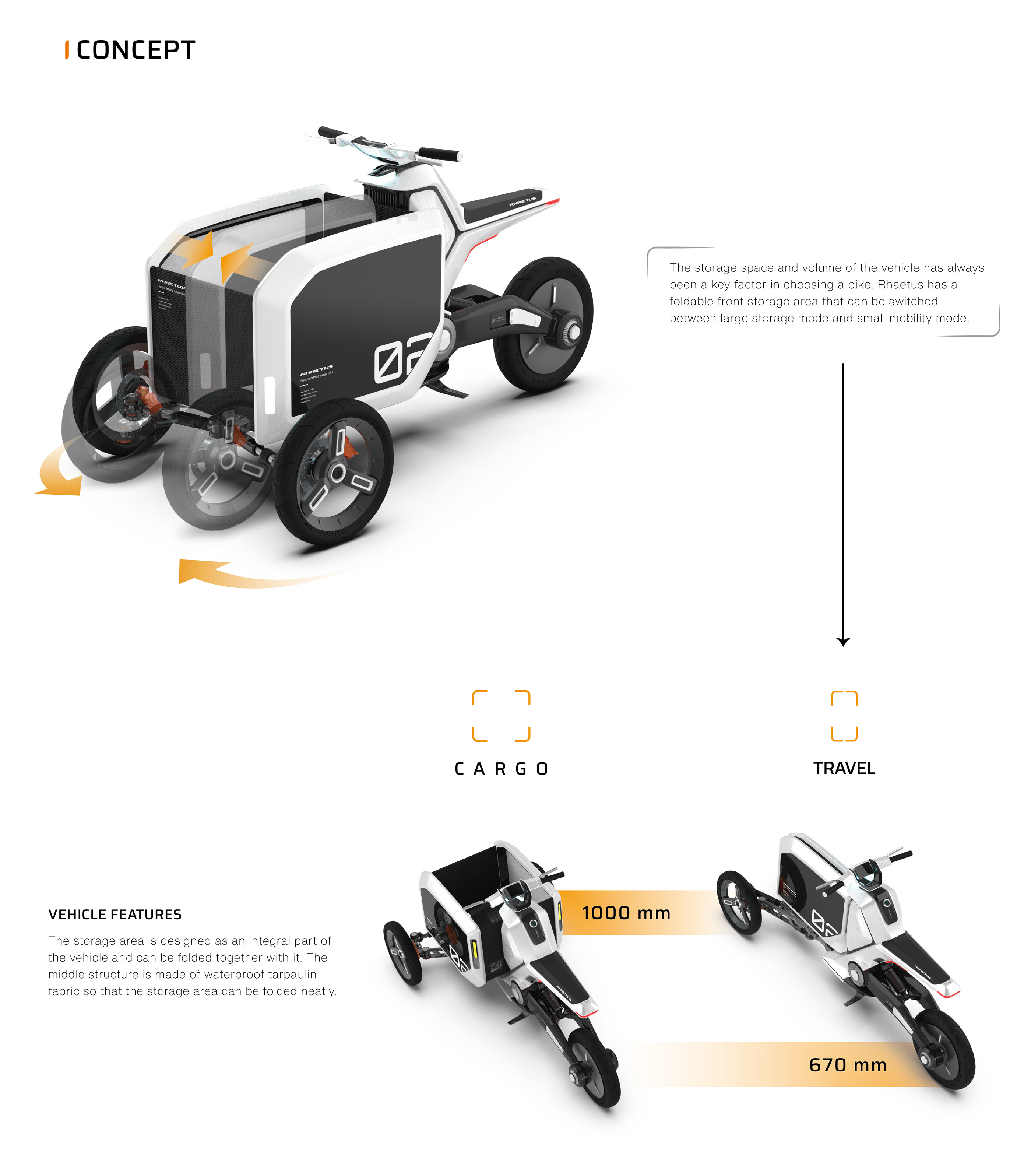 Automobile design，Render，rhino，cargobike，electric vehicle，industrial design，