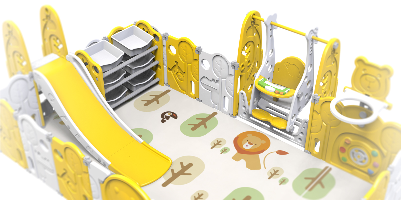 Children's game fence，