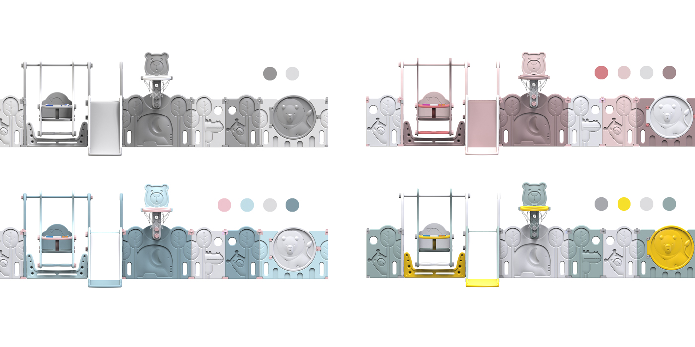 Children's game fence，