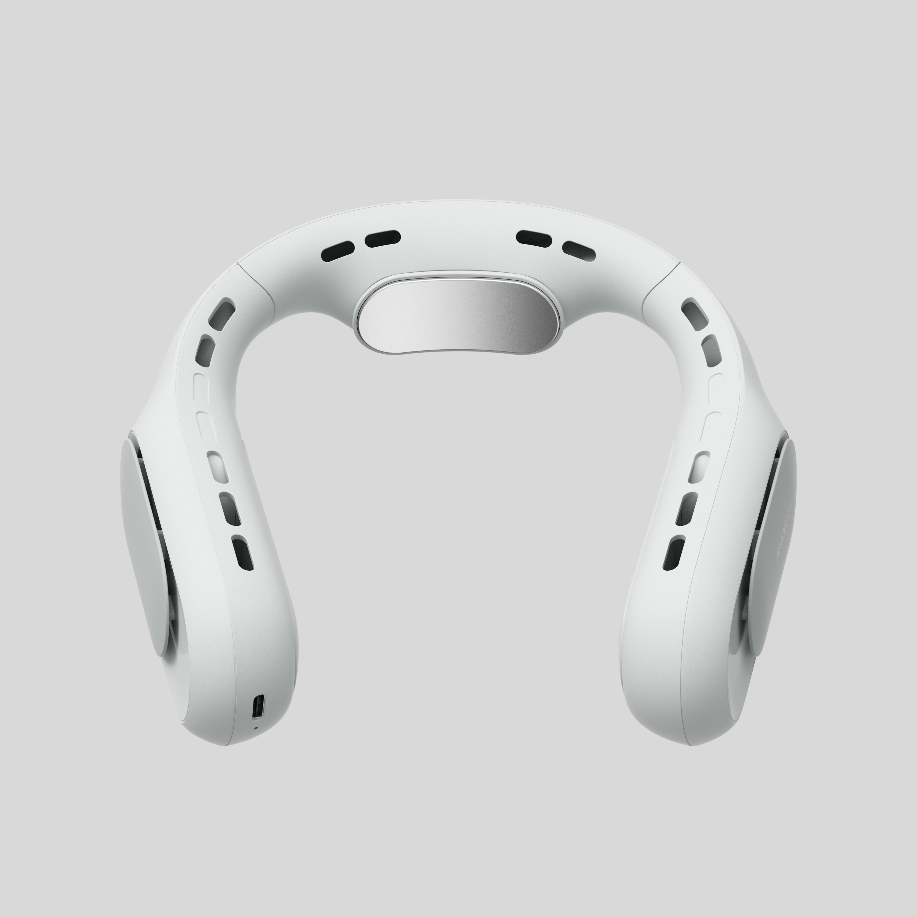 Product rendering，Hanging neck fan，