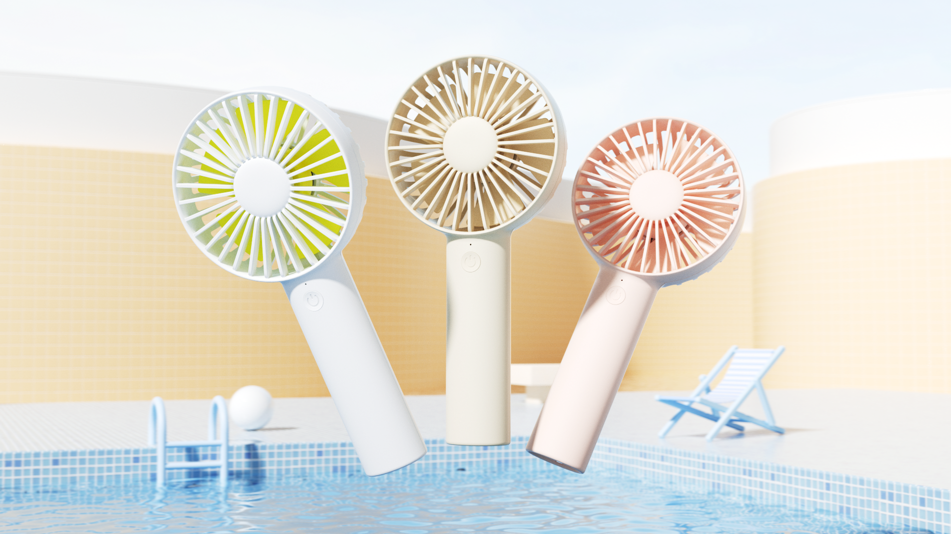 c4d，octane，Render，Fan，