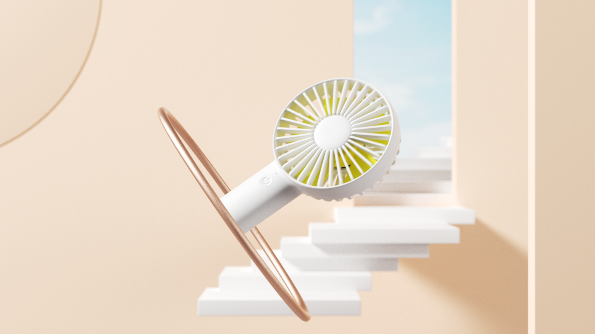 c4d，octane，Render，Fan，